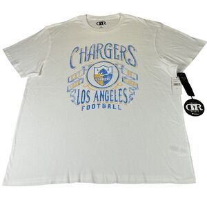 Darius Rucker LA Chargers Graphic T Shirt White 2XL NFL NWT